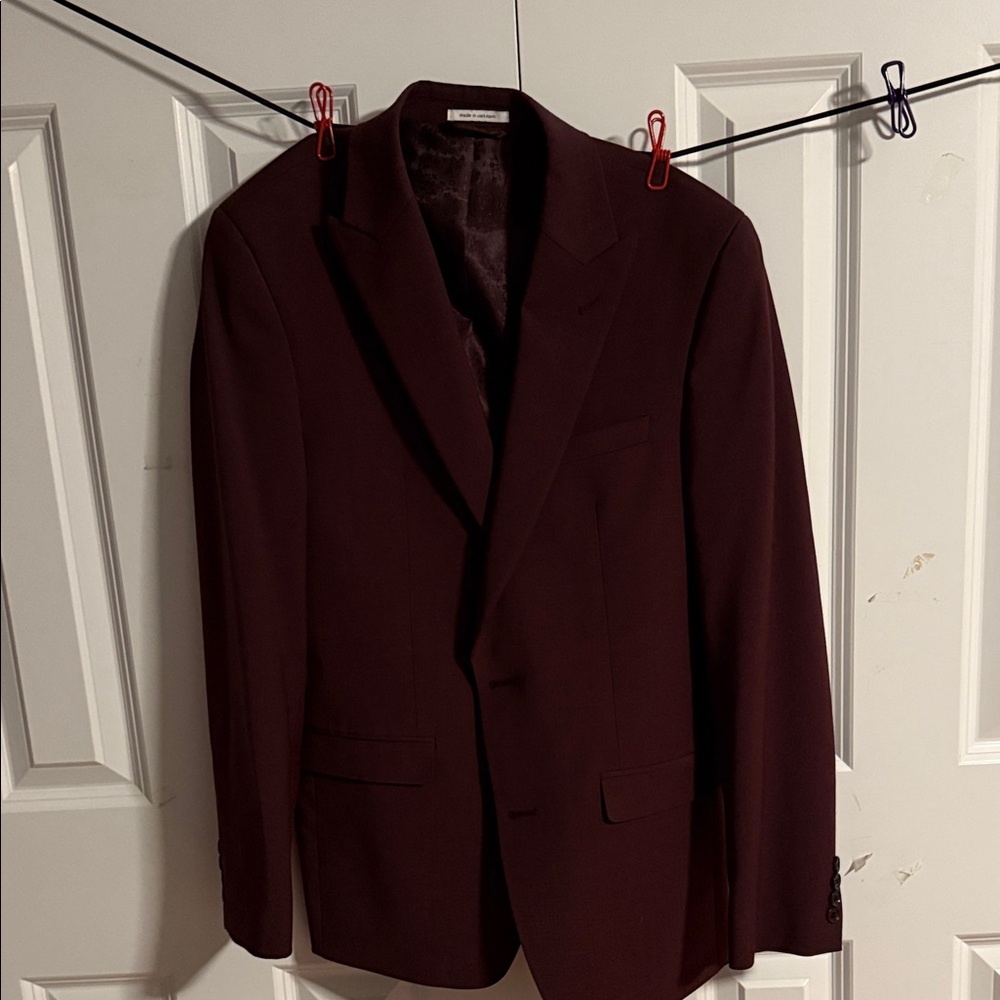 Bar III Deep Burgundy Sport Coat
